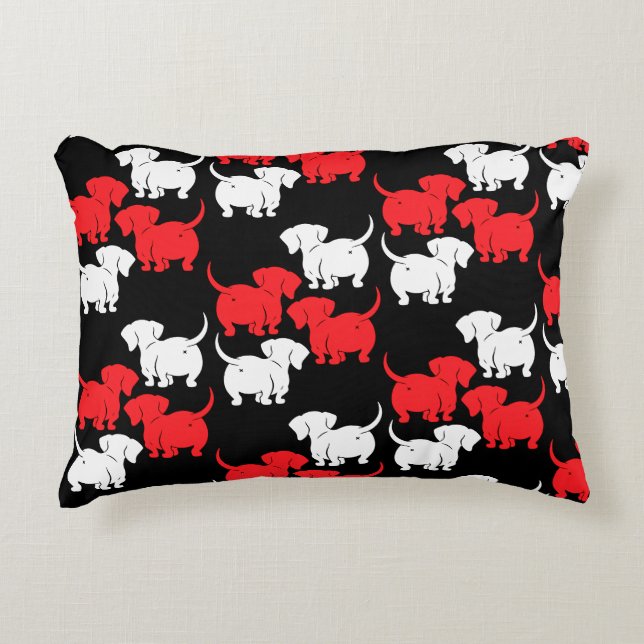 Coussins Décoratifs Chien allemand Dachshund Motifs (Devant)