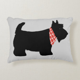 Coussins Décoratifs Chien noir de Terrier d'écossais