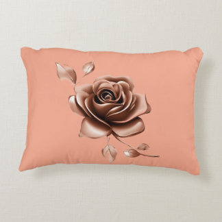 Coussins Décoratifs Chocolate Rose Glaze AI art