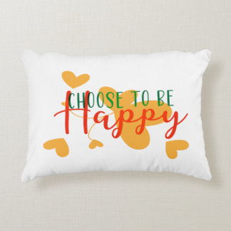 Coussins Décoratifs Choisir d'être heureux