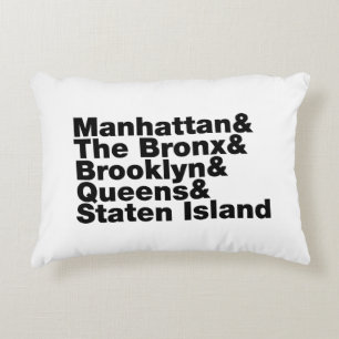Coussins Décoratifs Cinq arrondissements ~ New York City