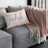 Citation moderne Pastel Pink Inhale Exhale