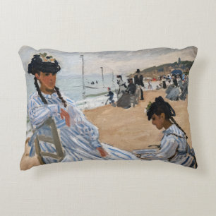 Coussins Décoratifs Claude Monet - Sur la plage à Trouville