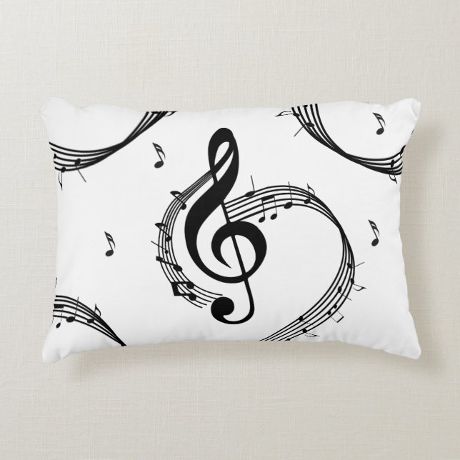Coussins Décoratifs Climactic G Clef Music (Devant)