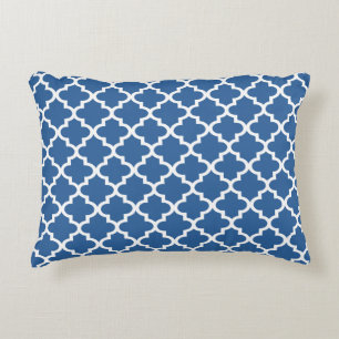 Coussins Décoratifs Cobalt Bleu clair Trellis Marocain