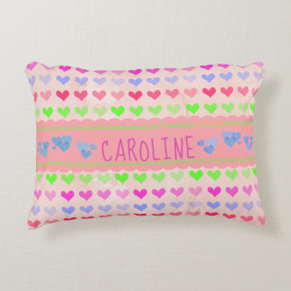 Coussins Décoratifs Coeurs adorables Personnalisés