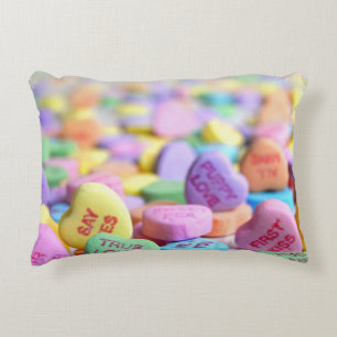 Coussins Décoratifs Cœurs de bonbons Saint-Valentin