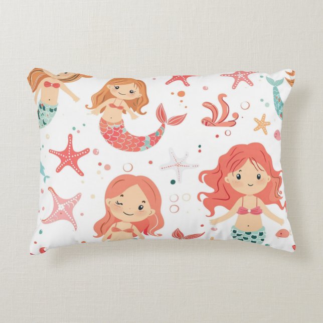 Coussins Décoratifs Cojín infantil con sirenas (Devant)