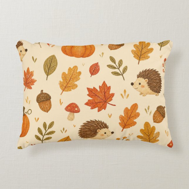 Coussins Décoratifs Cojín rectangular con estampado de otoño (Devant)