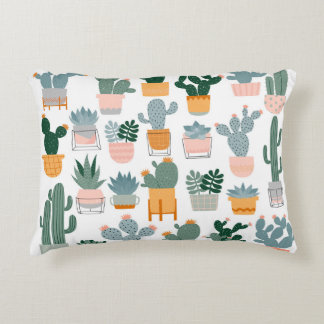Coussins Décoratifs Collection Cactus dans Pots Design