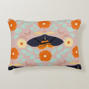 Coussins Décoratifs Collection de papillons botaniques fantaisistes