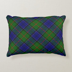 Coussins Décoratifs Colquhoun tartan bleu vert plaid