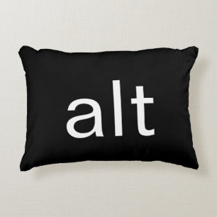 Coussins Décoratifs Commande Alt Clavier Noir Blanc