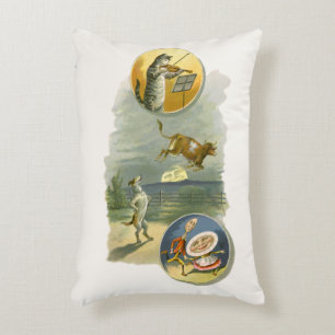 Coussins Décoratifs Comptine vintage de Mère l'Oie Hey Diddle