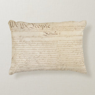 Coussins Décoratifs Constitution des États-Unis, Nous le Peuple