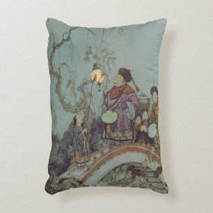 Coussins Décoratifs Conte de fée vintage, Rossignol par Edmund Dulac