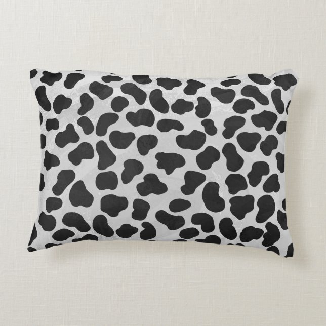 Coussins Décoratifs Copie noire et blanche dalmatienne (Dos)