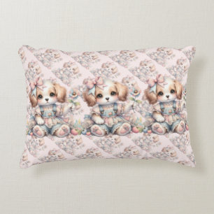 Coussins Décoratifs Cosy Kawaii Cottagecore Farmcore Chiot Style