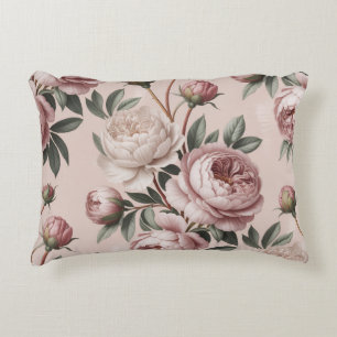 Coussins Décoratifs Cottagecore Floral Romantique Vintage Paeonia