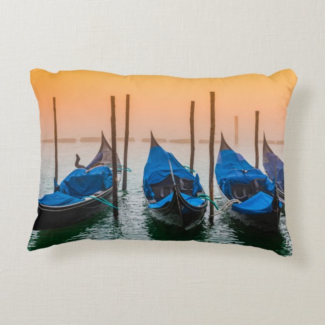 Coussins Décoratifs Coucher de soleil à Venise (Dos)