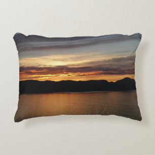 Coussins Décoratifs Coucher de soleil en Alaska II Photographie de l'A