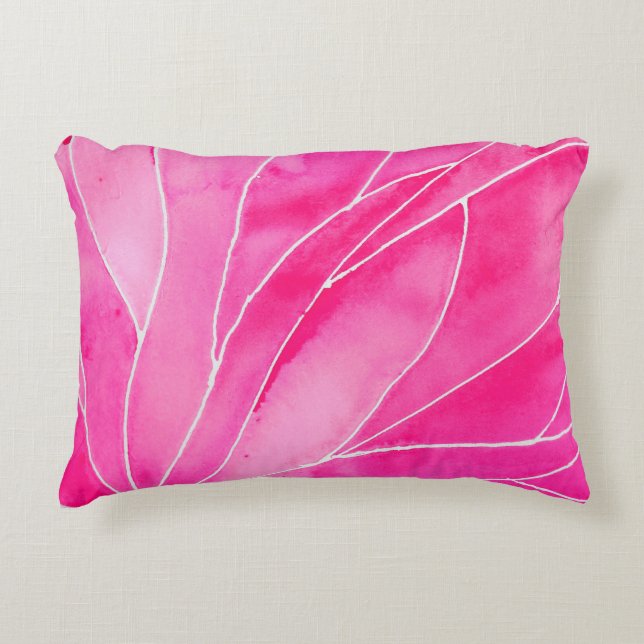 Coussins Décoratifs Coupure pour aquarelle de roses indien (Devant)