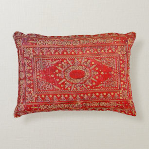 Coussins Décoratifs Couverture de livre russe Cushion Vieux cuir rouge