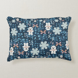 Coussins Décoratifs Cozy Whimsical Holiday Throw Pillow