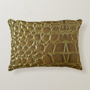 Coussins Décoratifs Crocodile : Closeup Texture Détail