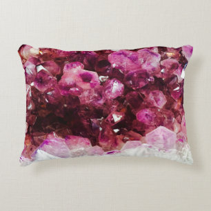 Coussins Décoratifs Cryaméthyste minéral pourpre