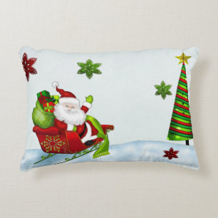 Coussins Décoratifs Cute Classic Père Noël Whimsey DÉCOR DE VACANCES R