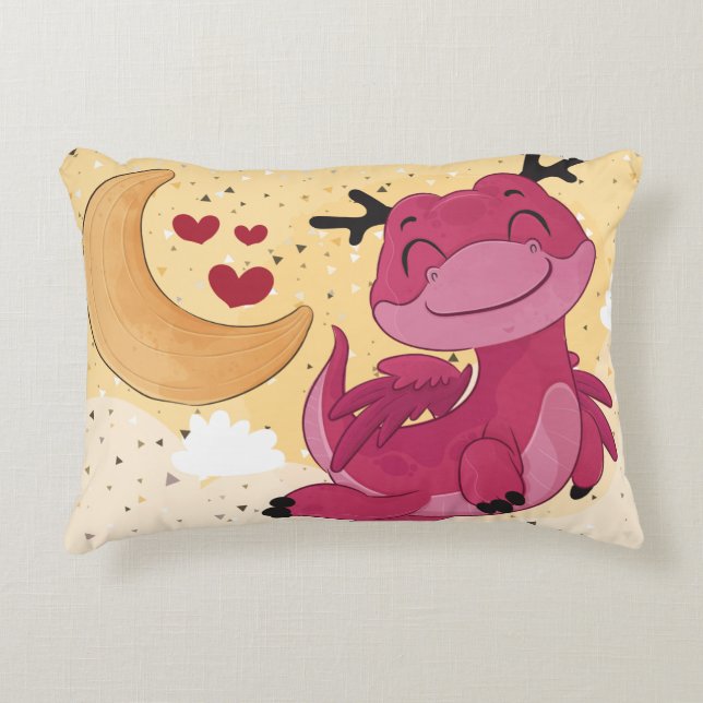 Coussins Décoratifs Cute Dragon (Devant)