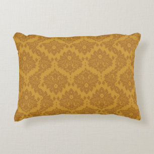 Coussins Décoratifs Damassé d'or de luxe