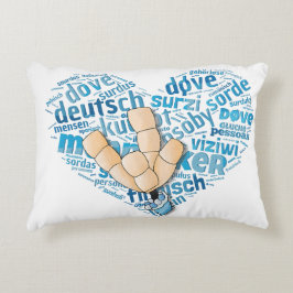 Coussins Décoratifs Deaf Hand