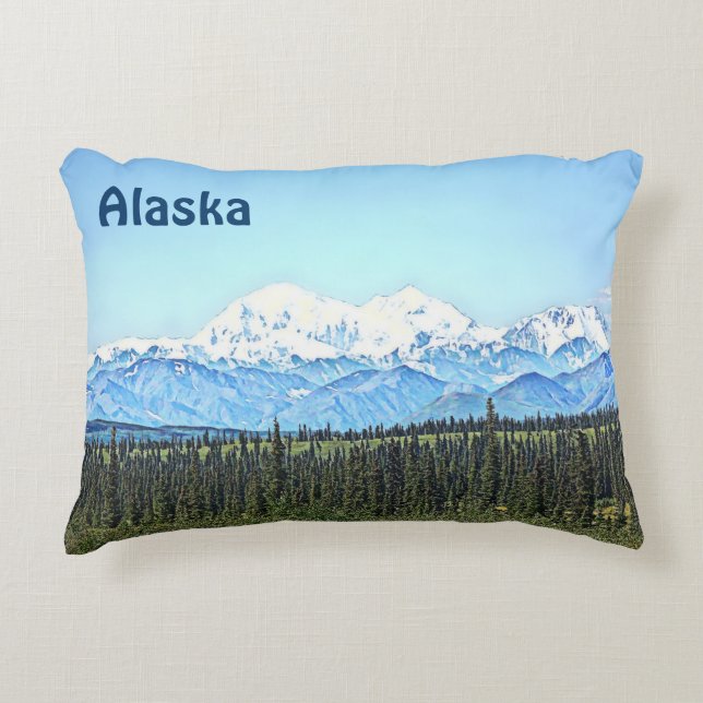 Coussins Décoratifs Denali (Mt. McKinley) (Devant)