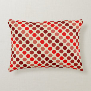 Coussins Décoratifs Des nuances de Pois rouges par Shirley Taylor