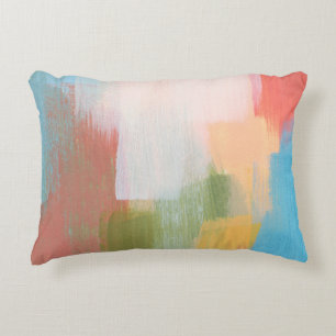 Coussins Décoratifs Design coloré Abstrait. Artiste polyvalent. Bru
