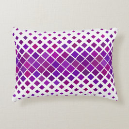 Coussins Décoratifs Design de diamants Magenta Violet