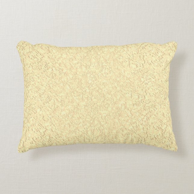 Coussins Décoratifs Design de texture jaune (Devant)