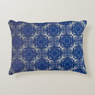Coussins Décoratifs Design monochromatique Faux Blue Grey