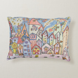 Coussins Décoratifs dessin urbain pour enfants