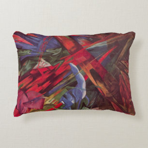 Coussins Décoratifs Destins des animaux de Franz Marc, Art cubiste vin