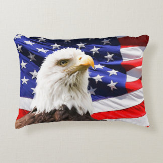 Coussins Décoratifs Deux côtés Designs avec drapeau américain patrioti