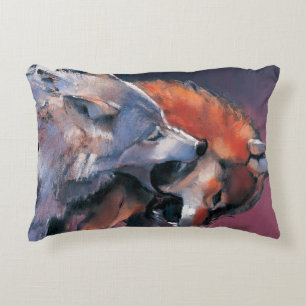 Coussins Décoratifs Deux loups