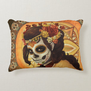 Coussins Décoratifs Dia De Los Muertos Throw Pillow