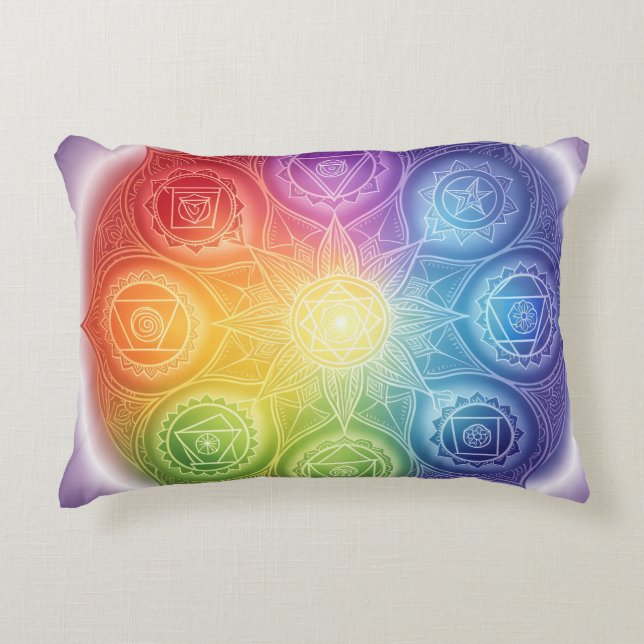 Coussins Décoratifs Die 7 Chakren´9 (Devant)
