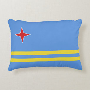 Coussins Décoratifs Drapeau d'Aruba