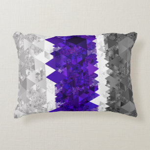 Coussins Décoratifs Drapeau de fierté Greygender Boho Géométrique Mod 