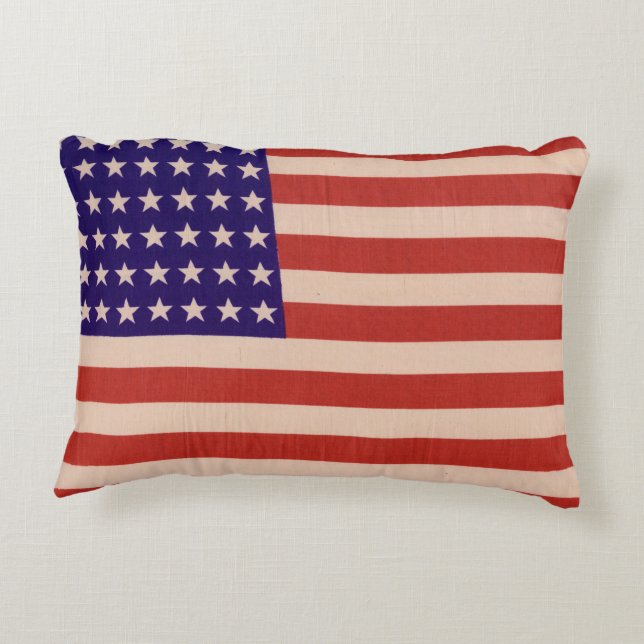 Coussins Décoratifs Drapeau des Etats-Unis (Dos)