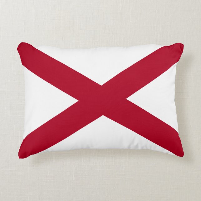 Coussins Décoratifs Drapeau d'État de l'Alabama (Devant)